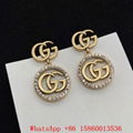 Gold Gucci earrings,Gucci Gold-tone hoop earrings,Gucci fine earrings,gifts