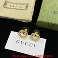 Gold Gucci earrings,Gucci Gold-tone hoop earrings,Gucci fine earrings,gifts