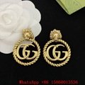 Gold Gucci earrings,Gucci Gold-tone hoop earrings,Gucci fine earrings,gifts