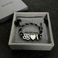 BB plate bracelet in black,balenciaga plate bracelet, shoeslaces bracelet,gifts 