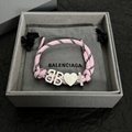 BB plate bracelet in black,           plate bracelet, shoeslaces bracelet,gifts  5