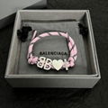 BB plate bracelet in black,balenciaga plate bracelet, shoeslaces bracelet,gifts 