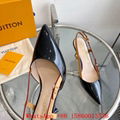 LV Blossom Archlight Pumps,Louis Vuitton slingback Heels,LV kitten heels,sale   