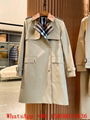 Long Trench coat ,Waterloo Cotton Trench coat,cotton gabardine trench,women coat