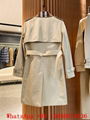 Long Trench coat ,Waterloo Cotton Trench coat,cotton gabardine trench,women coat