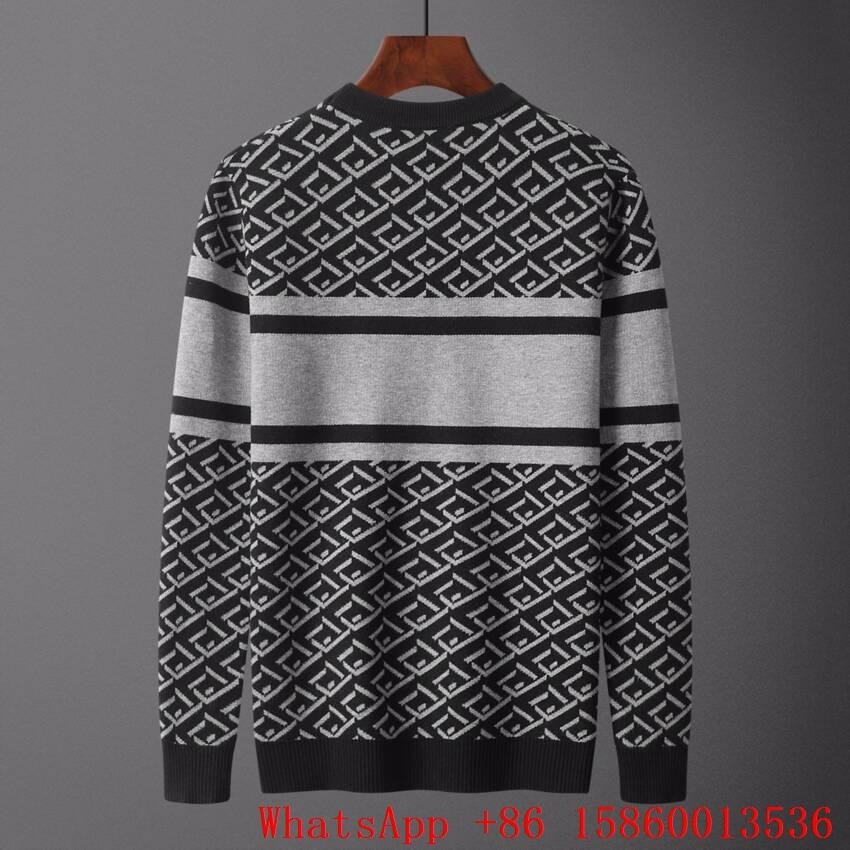         medusa embroidered sweater,men's         wool jumper,        Knitwear  2