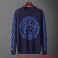 Versace medusa embroidered sweater,men's versace wool jumper,Versace Knitwear 