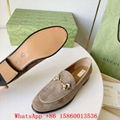 Gucci Suede Jordaan Loafers, women Gucci loafers,discount Gucci horsebit sale