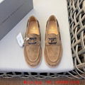 Brunello Cucinelli leather-Trimmed Suede Boat shoes,Cucinelli Suede Loafers sale 13