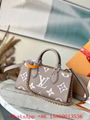 LV OnTheGo East West Tote bag,Cheap LV Luxury Monogram Empreinte leather bag, 