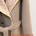 Women's               hooded wrap coat,vuitton monogram coat,    rench coat,USA 4