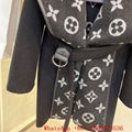 Women's               hooded wrap coat,vuitton monogram coat,    rench coat,USA 12