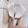 Women's               hooded wrap coat,vuitton monogram coat,    rench coat,USA 18