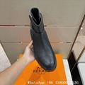 Hermes Follow ankle boots,cheap Hermes men's boots,Hermes leather boots,black , 