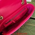 Women Gucci GG Marmont Small Shoulder bag in Red Velvet,Gucci crossbody bag sale
