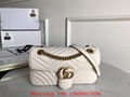 Women Gucci GG Marmont Small Shoulder bag in Red Velvet,Gucci crossbody bag sale