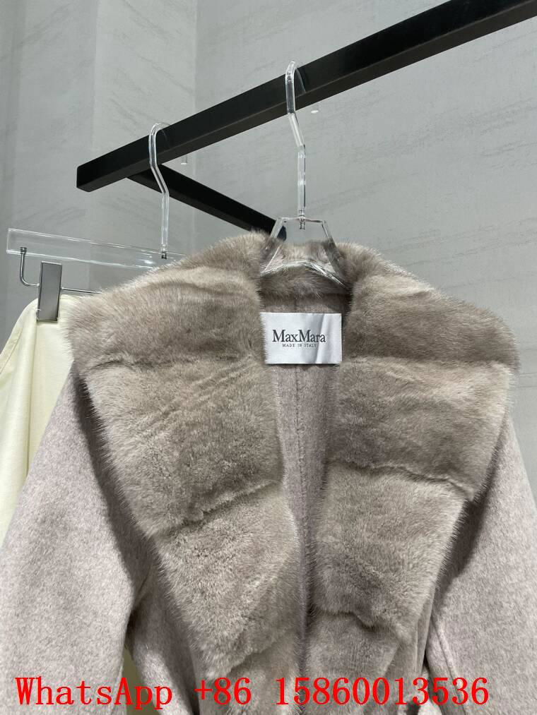Max Mara cashmere coat,Max Mara mink coat with fur collar,Max Mara Iconic coat  5