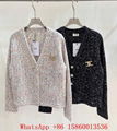 Celine V-neck Knit cardigan,Celine Jacquard knit wool cardigan,discount cardigan