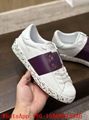 Women's Rockstud Untitled shoes,Valentino sneakers white,Designer trainer sale