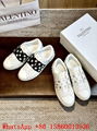 Women's Rockstud Untitled shoes,Valentino sneakers white,Designer trainer sale