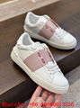 Women's Rockstud Untitled shoes,Valentino sneakers white,Designer trainer sale