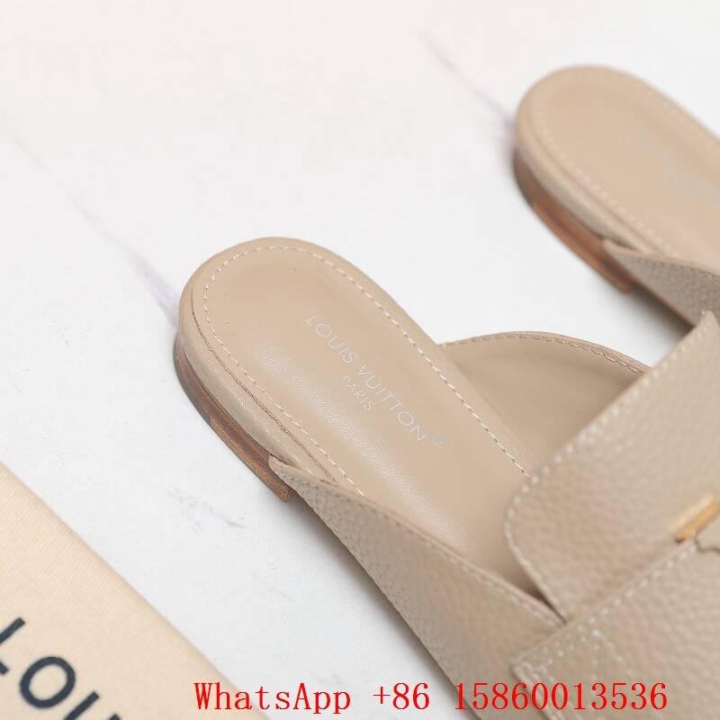Women's     apri Open back loafers in beige,size 41,    oafers discount ,gifts 4