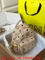 MCM Backpack mini ,MCM Visetos Side Stude X-Mini stark bebe boo backpack beige