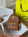 MCM Backpack mini ,MCM Visetos Side Stude X-Mini stark bebe boo backpack beige