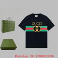 Wholesale Gucci T-shirts,Men Gucci logo print T-shirts,Gucci cotton jersey sale