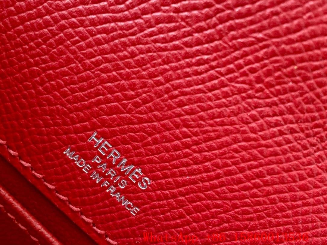        Epsom Kelly Pochette with gold hardware,red,       Kelly mini bag ,UAE 4