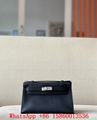 Hermes Epsom Kelly Pochette with gold hardware,red,Hermes Kelly mini bag ,UAE