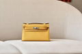 Hermes Epsom Kelly Pochette with gold hardware,red,Hermes Kelly mini bag ,UAE