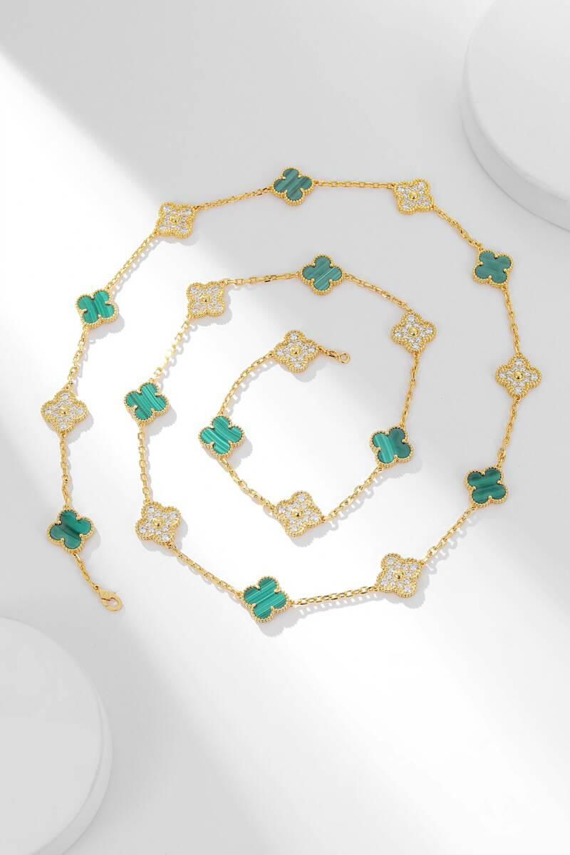 Van Cleef Arpels Vintage Alhambra long necklace,20 motifs necklace,women gifts   3
