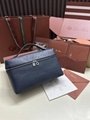 Loro Piana Extra Pocket L27,Women's Loro Piana bag sale,Loro Piana pouch blue,  4