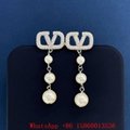 Women's Vlogo Signature Earring with pearls in Gold,Valentino earrings hoops, uk