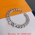 LV Monogram Chain necklace,Men's LV Damier Chain necklace,Louis Vuitton necklace