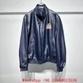 Louis Vuitton Shadow Monogram Embosserd leather jacket,size 52,Men LV coat sale
