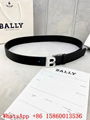 Men's Bally B Buckle leather belt 35mm