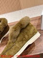 Loro Piana loafers with mink fur,Loro Piana Charms Walk charms loafers,size 38  