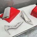 Rene Caovilla crystal white pump 80, Rene Caovilla wedding shoes,free shipping   3