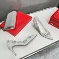 Rene Caovilla crystal white pump 80, Rene Caovilla wedding shoes,free shipping  
