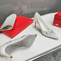 Rene Caovilla crystal white pump 80, Rene Caovilla wedding shoes,free shipping   4