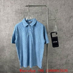 blue polo T-shirt,     Oblique