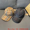 Wholesale burberry cap,check cotton baseball cap,cheap burberry cap sale,beige  