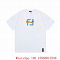 Men's Fendi T-shirts,Fendi crewneck T-shirts,Fendi cotton jersey,short sleeve 