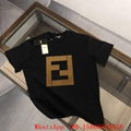 Men's Fendi T-shirts,Fendi crewneck T-shirts,Fendi cotton jersey,short sleeve 