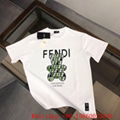 Men's Fendi T-shirts,Fendi crewneck T-shirts,Fendi cotton jersey,short sleeve 