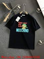 men's Moschino T-shirt,Love Moschino T-shirt,Moschino print T-shirt black,size M