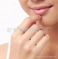 時尚韓版玫瑰金滿鑽戒指 2