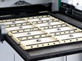 1650 lead edge die cutting machine for corrugated board